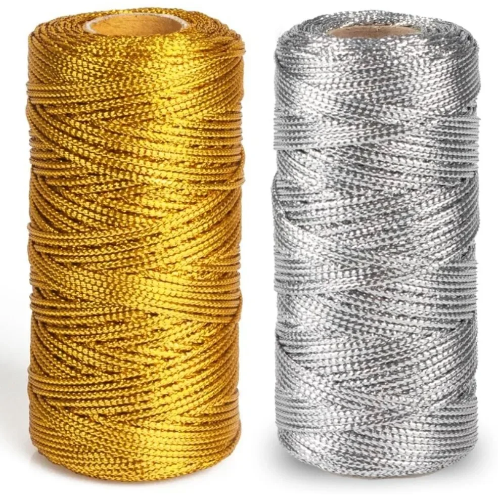 Jewelry Making Gold Wire - 100 m 1,5 mm Makramee-Schnur, Seilschnur