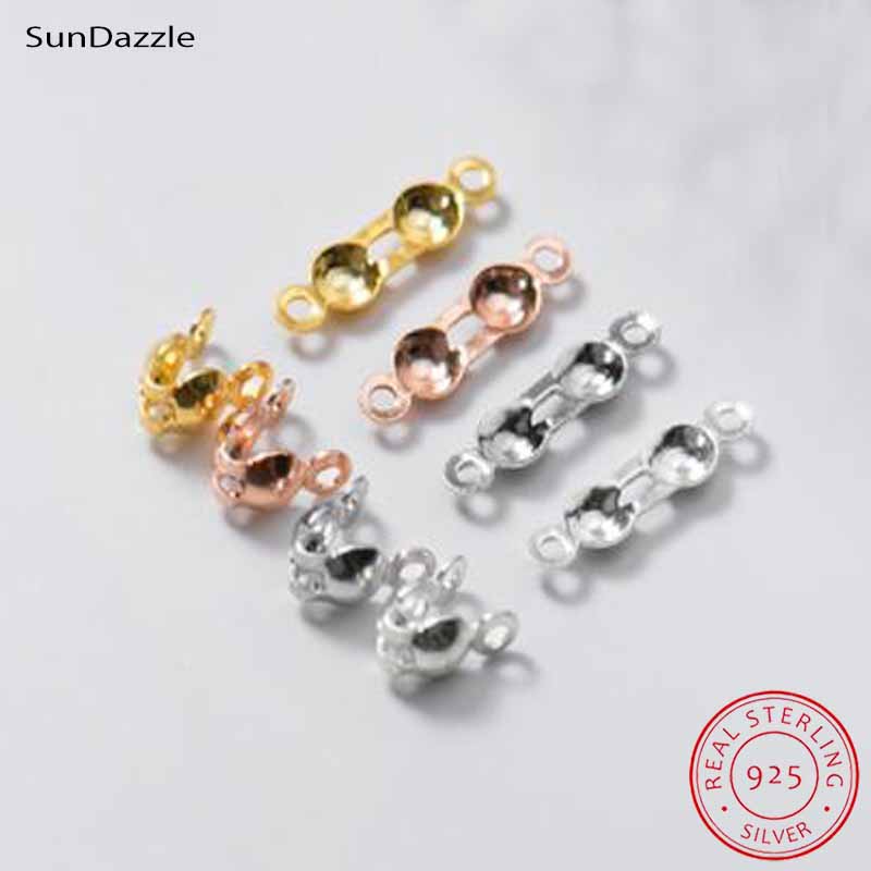 Jewelry Making Metal - 4 Stück Echte Reine 925 Sterling