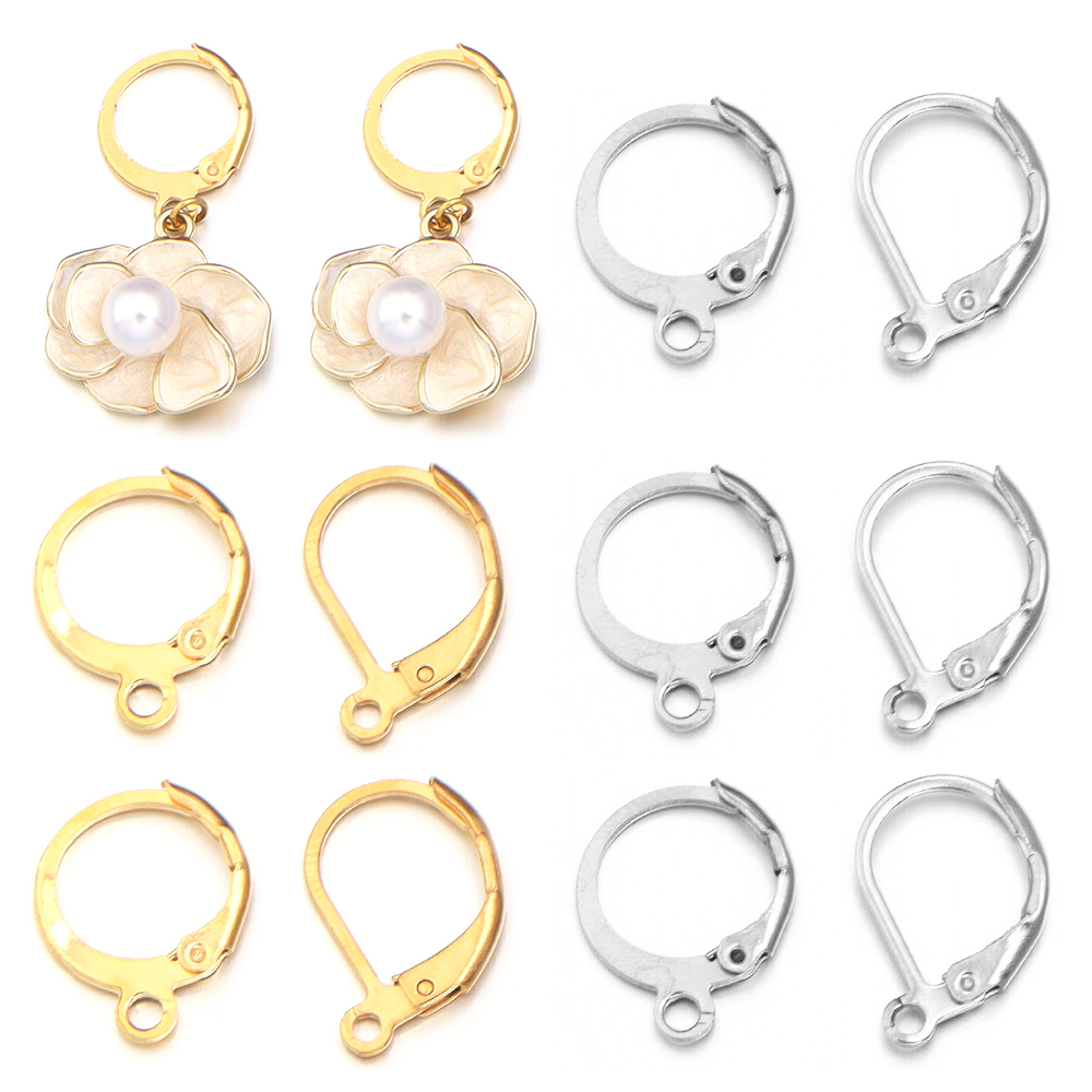 Jewelry Making Designs - 20 teile/los Edelstahl Ohr Haken Runde