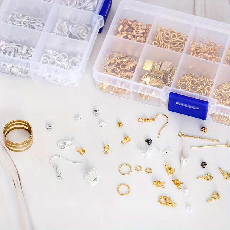 Jewelry Making Ring Tool - 1420-teiliges Schmuckzubehör-Set in 1 Box, Ohrring-Bastelset