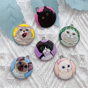 10 Stück Cartoon-Tier-Katzen-E – Jewelry Making Diy Bewertung und Preis