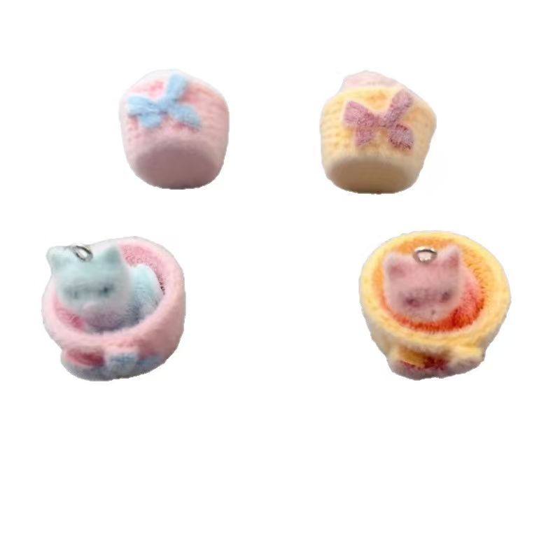 4 Stück 3D-Plüsch-Katzenanhäng – Jewelry Making Diy Bewertung und Preis