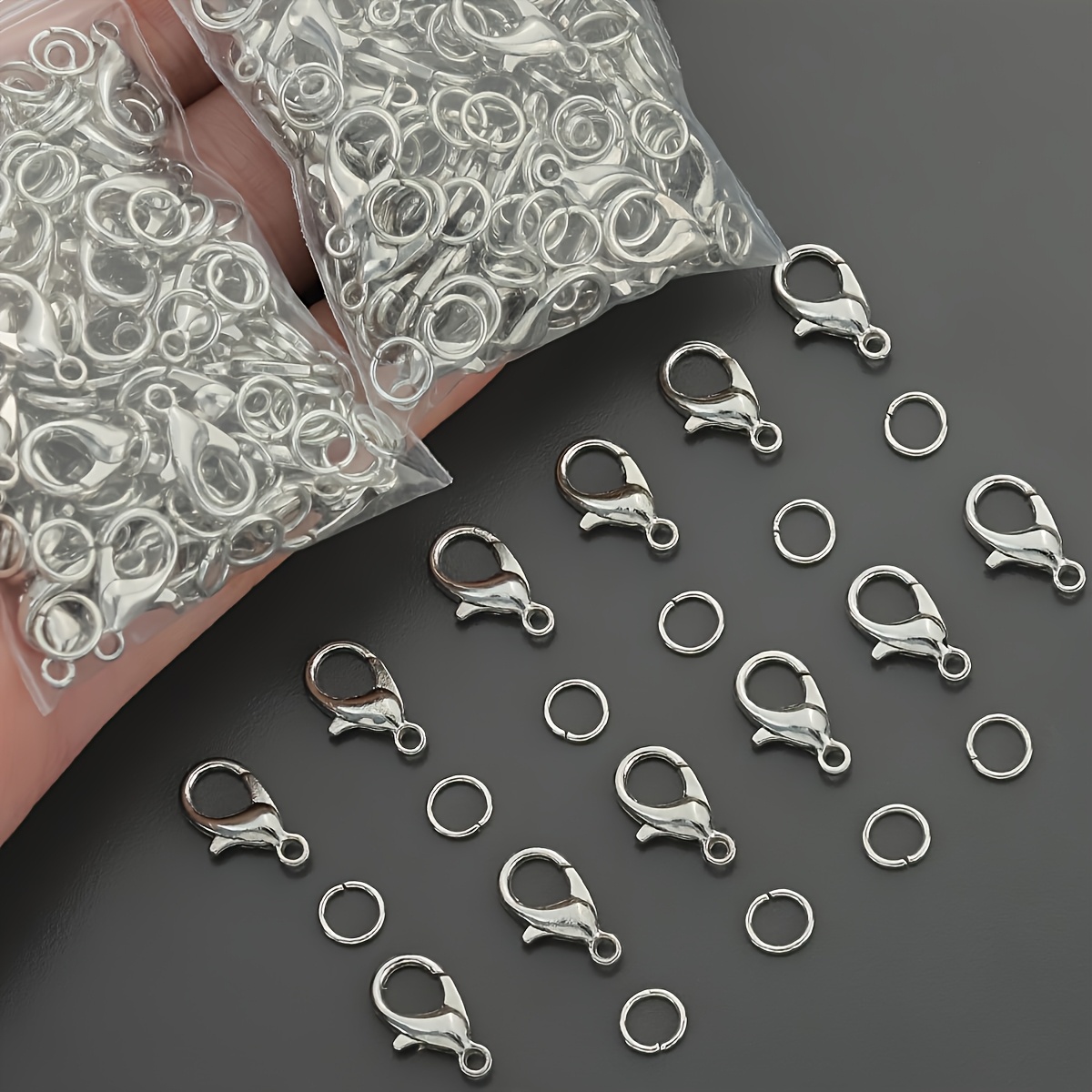 1/2/300 Stück Karabinerverschl – Jewelry Making Ring Tool Bewertung und Preis