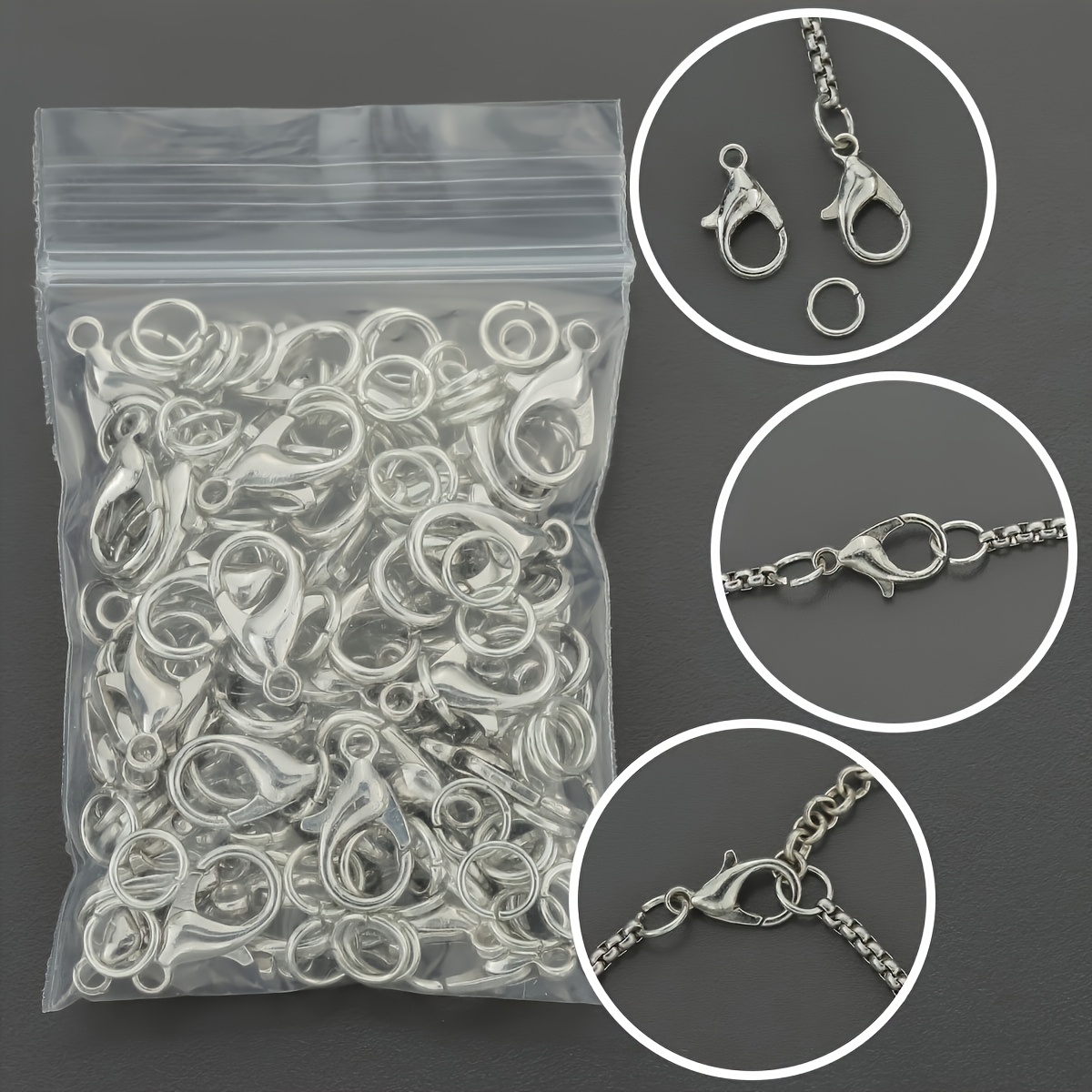 1/2/300 Stück Karabinerverschl – Jewelry Making Ring Tool Bewertung und Preis
