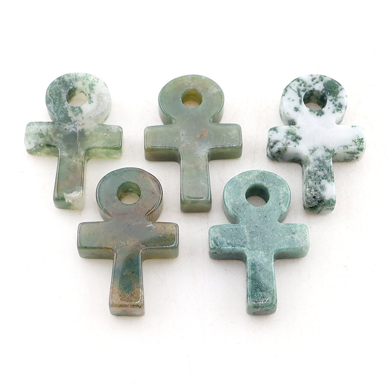 Bunter Achat-Ankh-Kreuz-Anhäng – Jewelry Making Michaels Bewertung und Preis