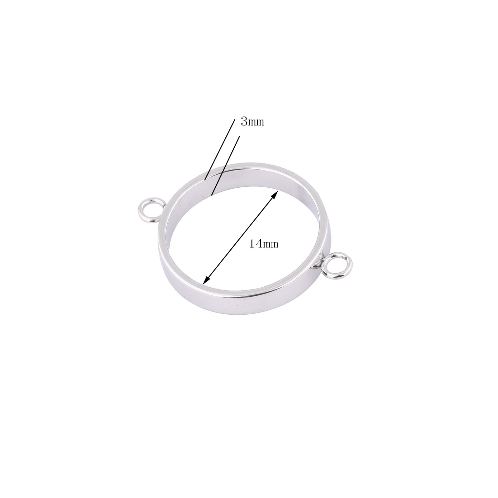 10 Stück Edelstahl 14 mm offen – Pendant Blank Bezel Bewertung und Preis