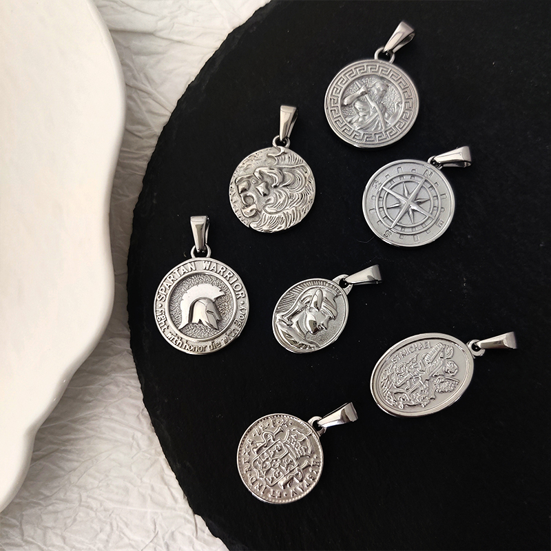 Edelstahl Vintage Runde Porträ – Jewelry Making Michaels Bewertung und Preis