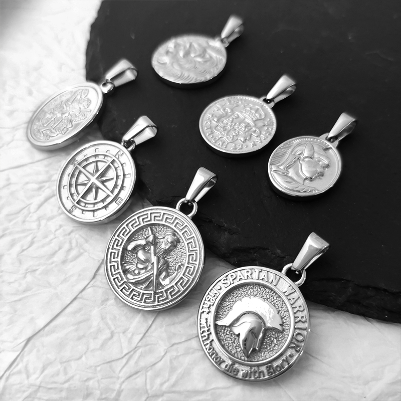 Edelstahl Vintage Runde Porträ – Jewelry Making Michaels Bewertung und Preis