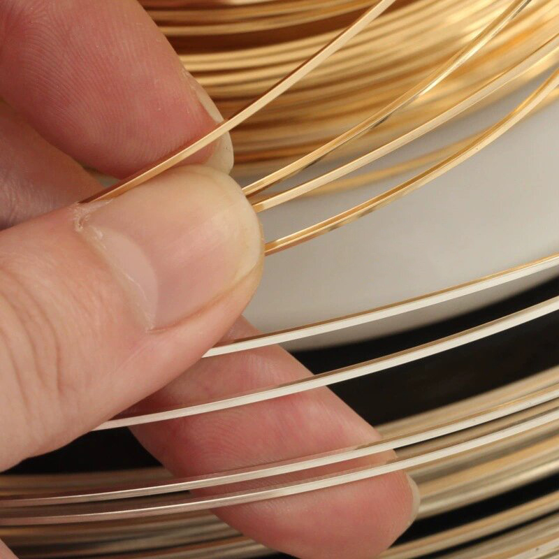 14K Gold gefüllter quadratisch – Jewelry Making Gold Wire Bewertung und Preis