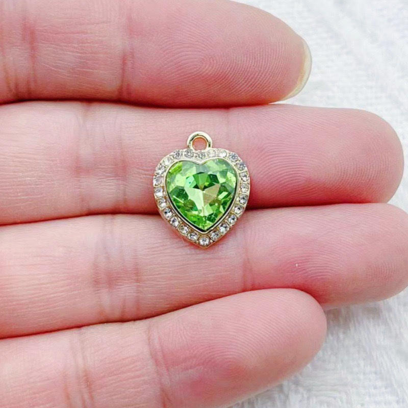 10 Stück herzförmige, mit bunt – Jewelry Making Diy Bewertung und Preis