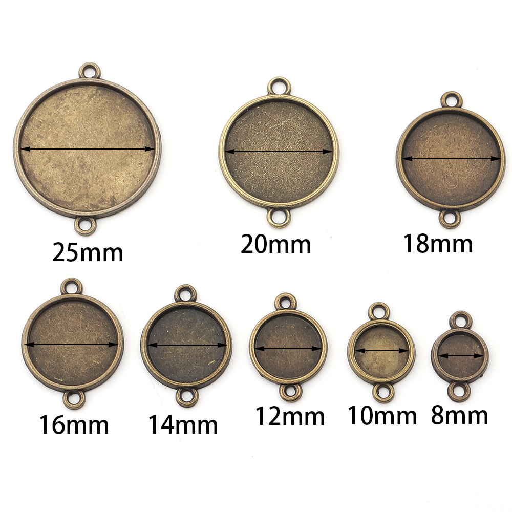 10 stücke 8/10/12/14/16/18/20/ – Pendant Blank Bezel Bewertung und Preis