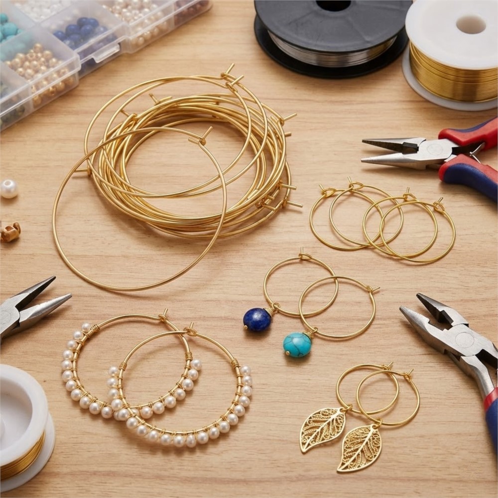 50 Stück 316 Edelstahl 15 20 3 – Jewelry Making Gold Wire Bewertung und Preis