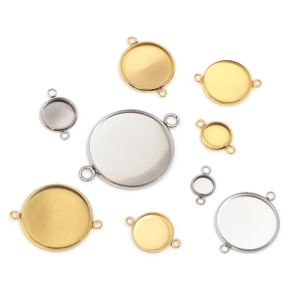 10 Stück 6–30 mm runde Edelsta – Pendant Blank Bezel Bewertung und Preis