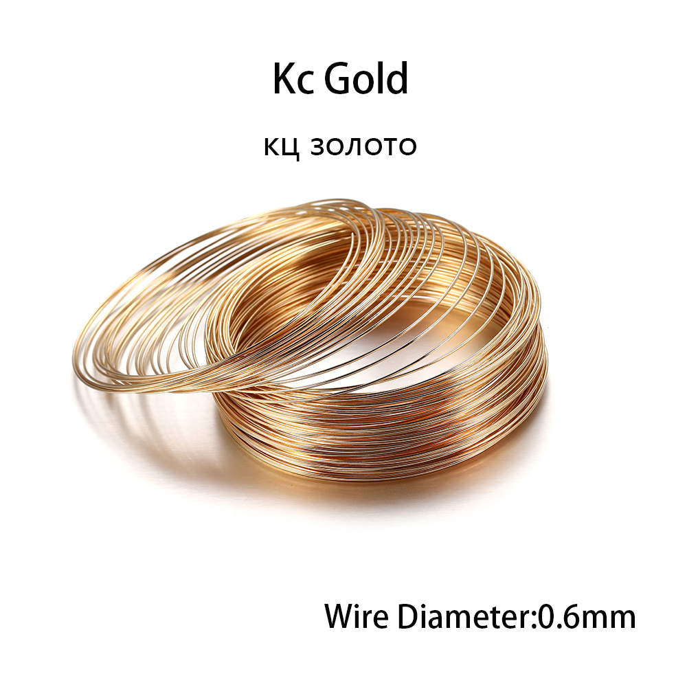 100 Schlaufen/Lot 0,6 mm Silbe – Jewelry Making Gold Wire Bewertung und Preis