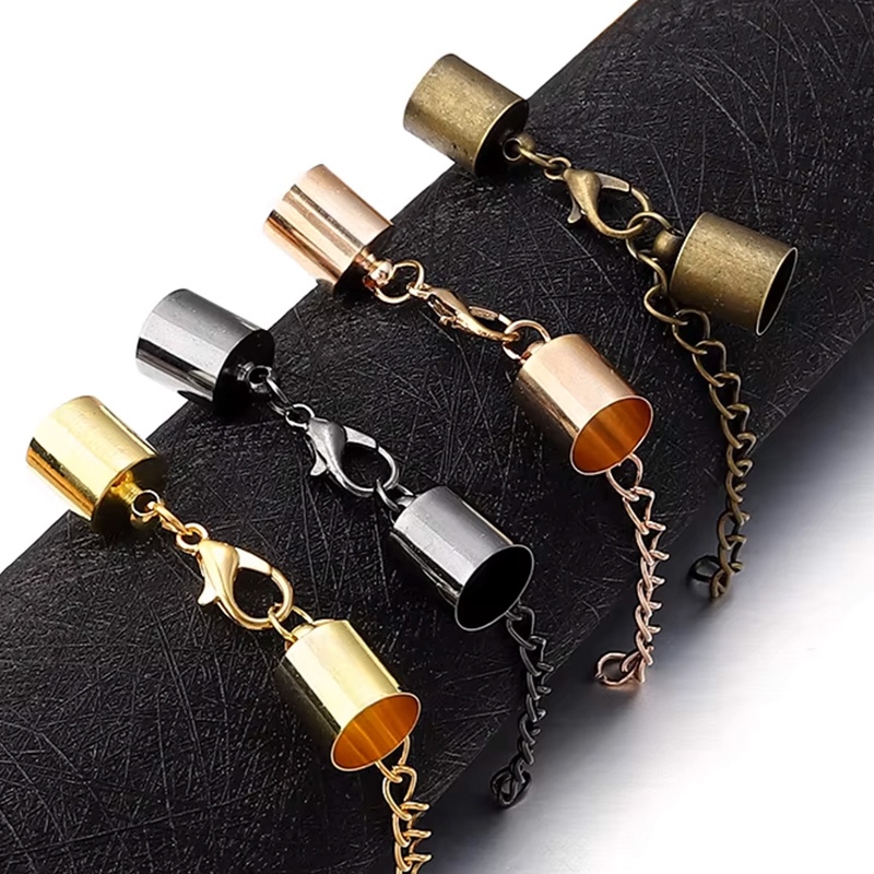 10Sets Lederband Endkappen mit – Jewelry Making Designs Bewertung und Preis