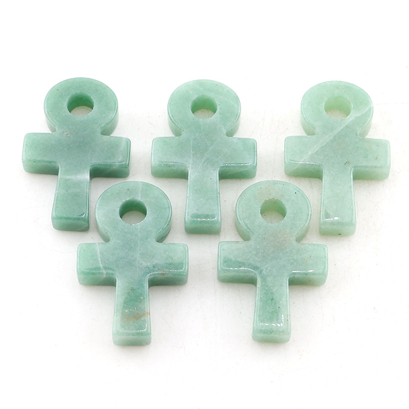 Grüner Aventurin Ankh-Kreuz-An – Jewelry Making Michaels Bewertung und Preis