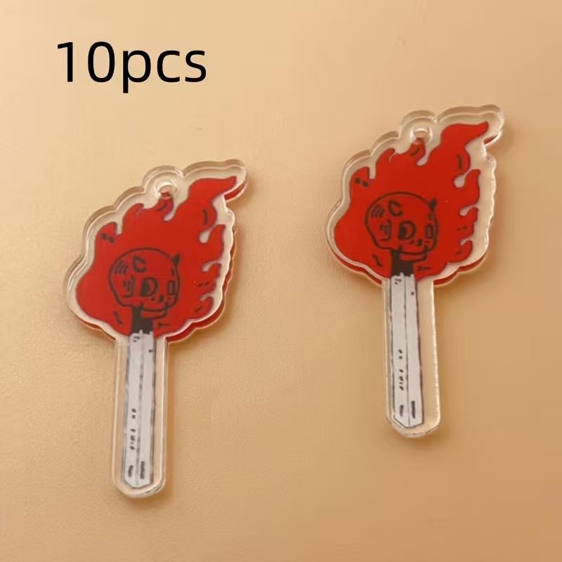 10 Stück Acryl-Totenkopf-Anhän – Jewelry Making Diy Bewertung und Preis