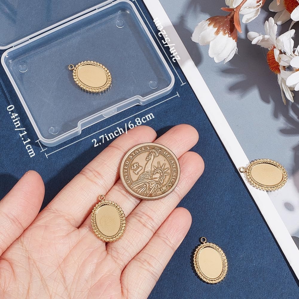 6 Stück Cabochon-Fassungen Cha – Pendant Blank Bezel Bewertung und Preis