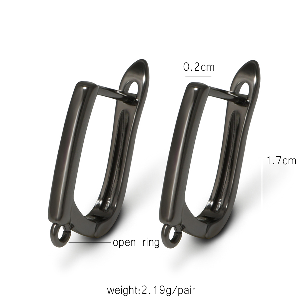 YANASI 1 Paar Waffen-Schwarz M – Jewelry Making Designs Bewertung und Preis
