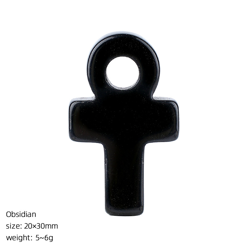 Obsidian Ankh-Kreuz-Anhänger L – Jewelry Making Michaels Bewertung und Preis