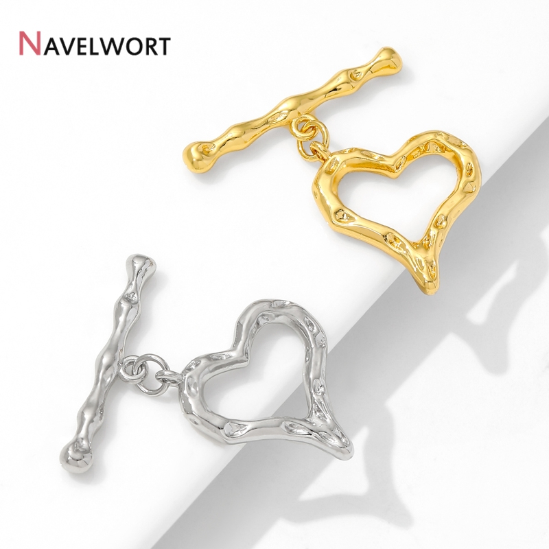 18K Vergoldete Herzförmige OT- – Jewelry Making Metal Bewertung und Preis