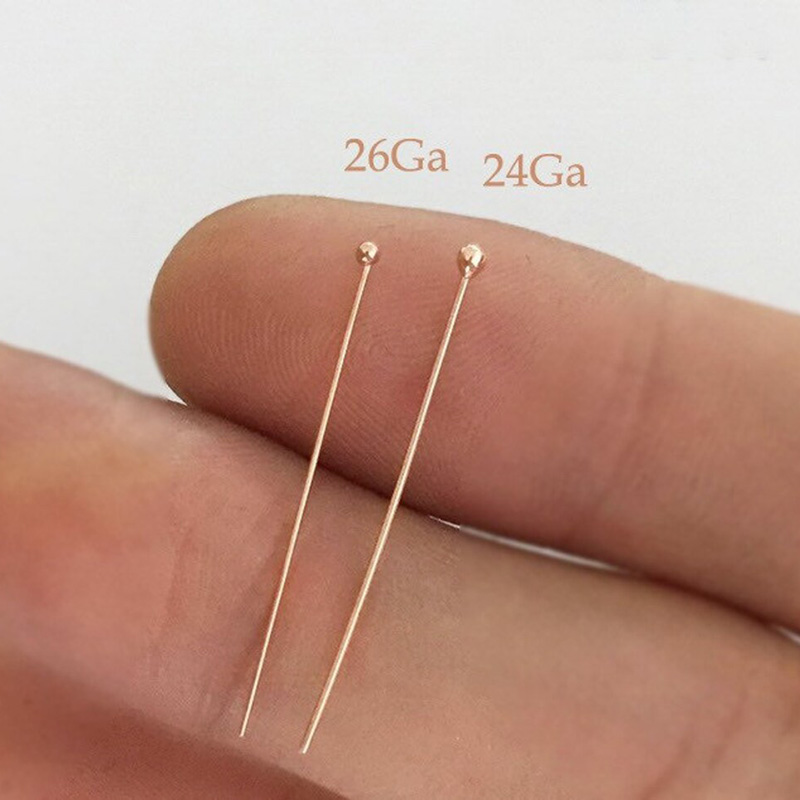 14K Roségold gefüllte Kugelkop – Jewelry Making Gold Wire Bewertung und Preis