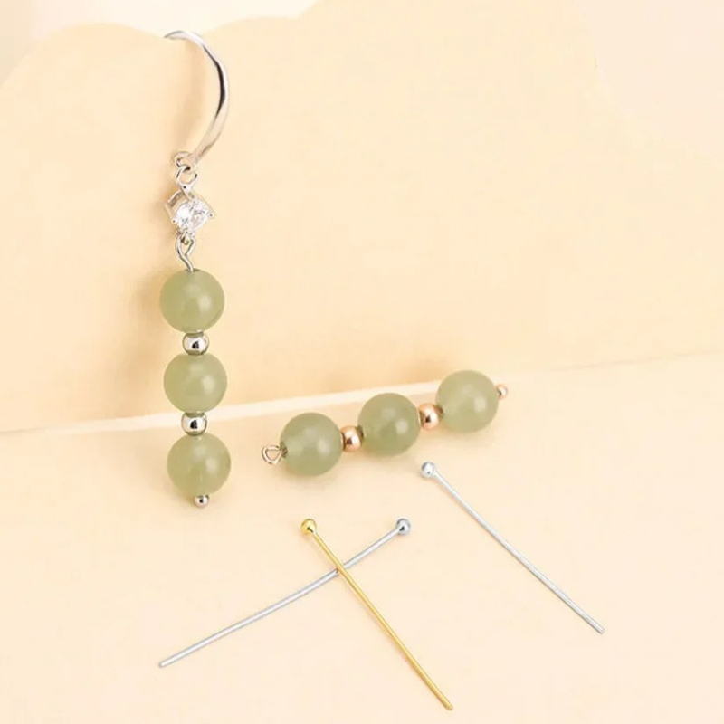 100 Stück Edelstahl-Kugelstift – Jewelry Making Gold Wire Bewertung und Preis
