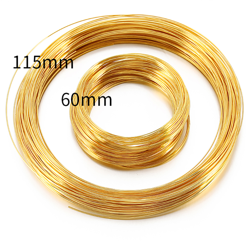 100 Schlaufen Gold Stahl Farbe – Jewelry Making Gold Wire Bewertung und Preis