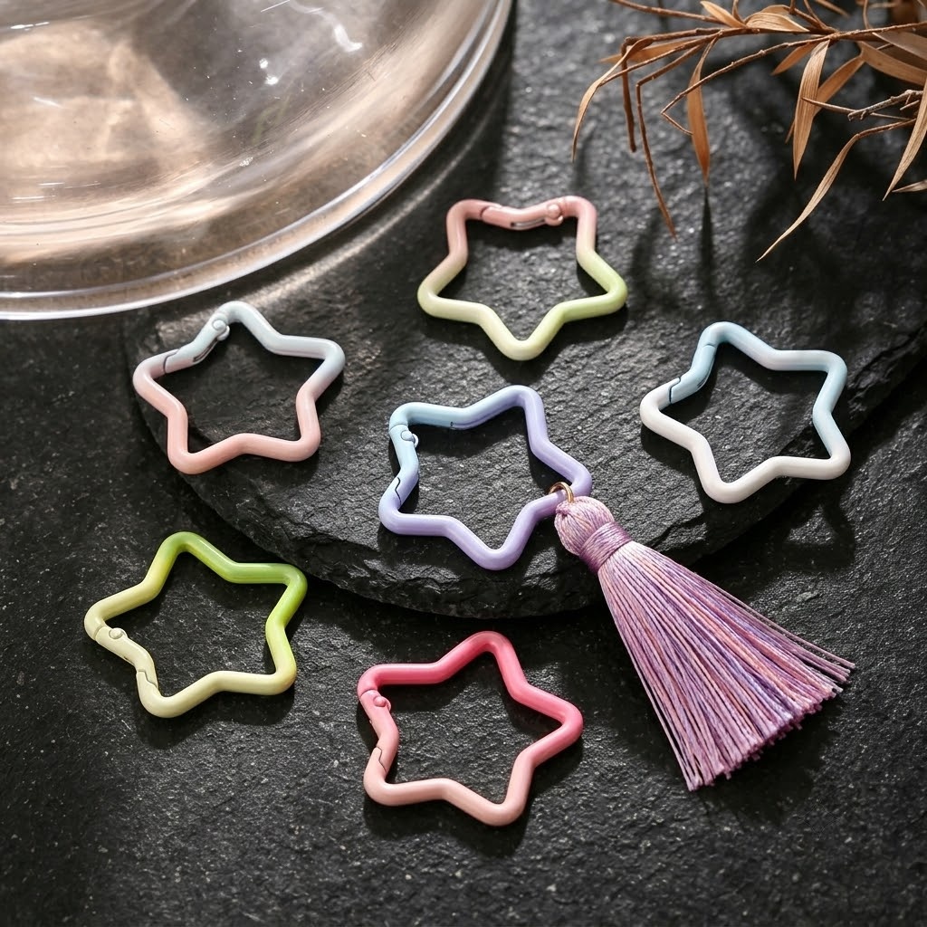 5 Stück Farbverlauf-Sternförmi – Jewelry Making Ring Tool Bewertung und Preis