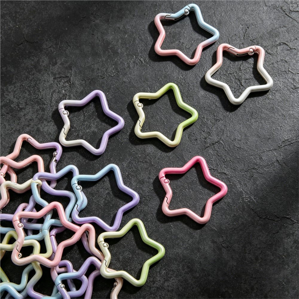 5 Stück Farbverlauf-Sternförmi – Jewelry Making Ring Tool Bewertung und Preis